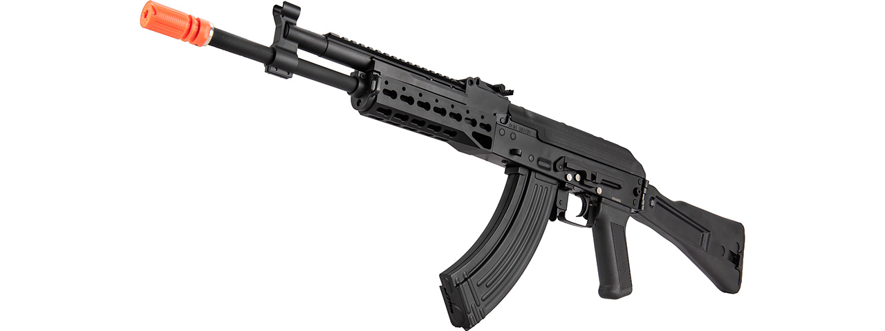 Double Bell AK-74M Airsoft AEG Rifle w/ KeyMod Handguard (BLACK) - Click Image to Close