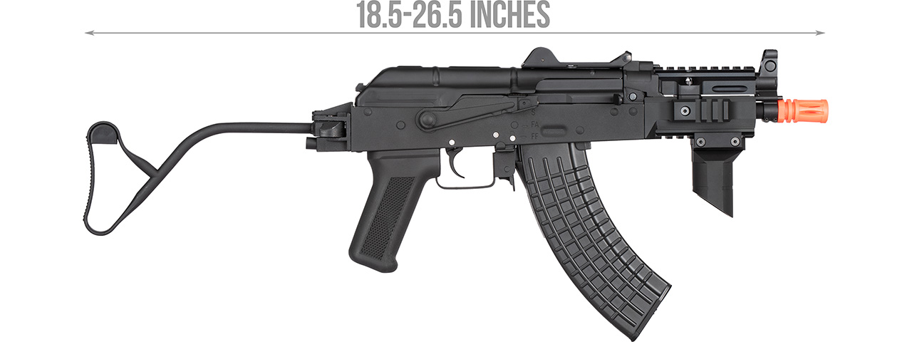 Double Bell AK "RK-AIMS" Tactical Airsoft AEG Rifle [LiPo Ready] (BLACK) - Click Image to Close