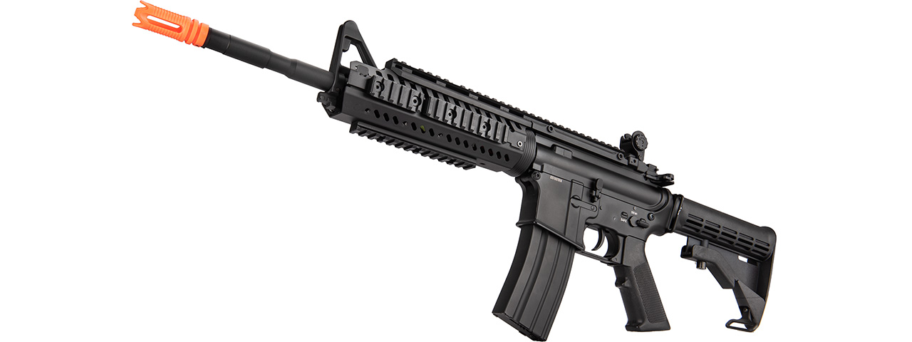 Double Bell M4 Tactical-System AEG Full Metal Airsoft Rifle (BLACK) - Click Image to Close
