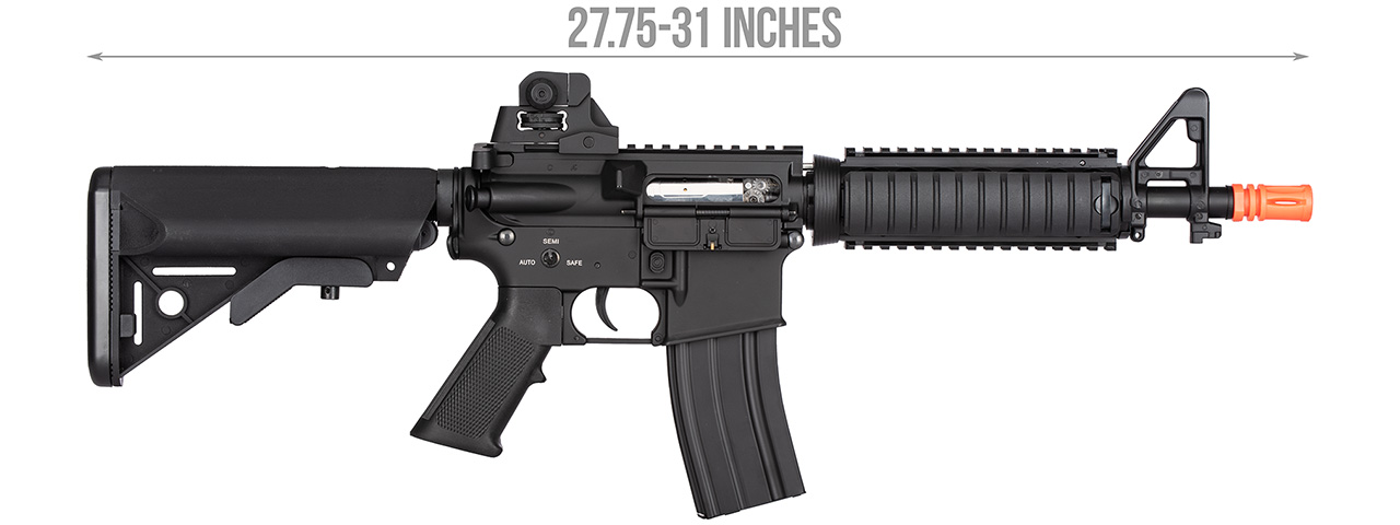 Double Bell M4 CQB RIS AEG Full Metal Airsoft Rifle (BLACK) - Click Image to Close