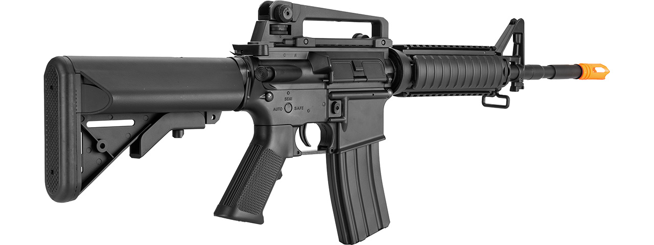 Double Bell M4A1 AEG Airsoft Rifle w/ Metal Gearbox [Polymer Body] (BLACK) - Click Image to Close