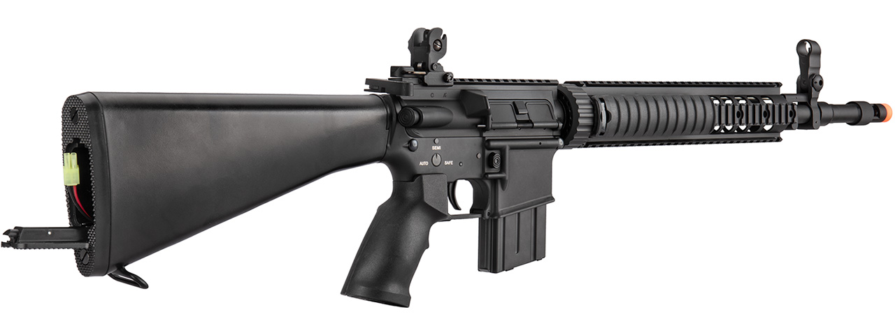 Double Bell MK12 SPR Mod 1 AEG Airsoft Rifle (BLACK) - Click Image to Close