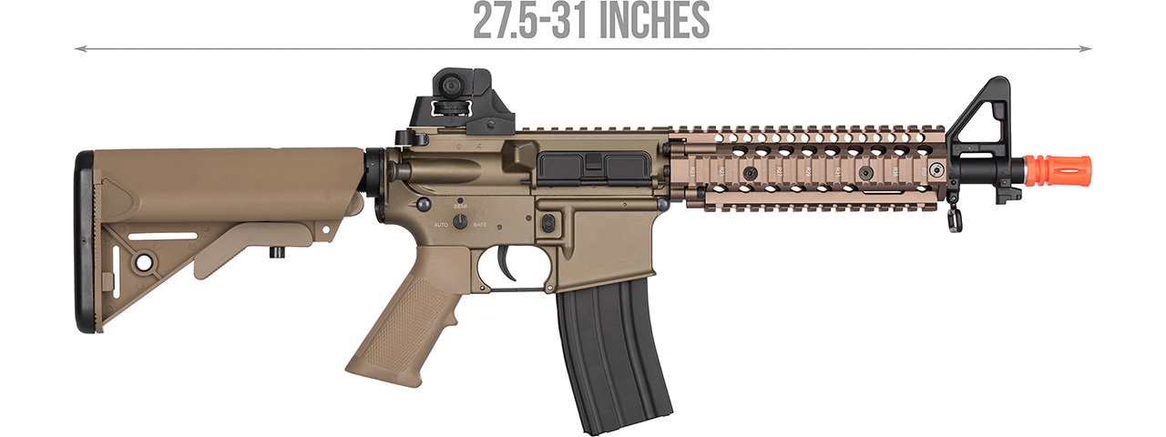 Double Bell MK18 7.5" AEG Full Metal Airsoft Rifle (TAN)