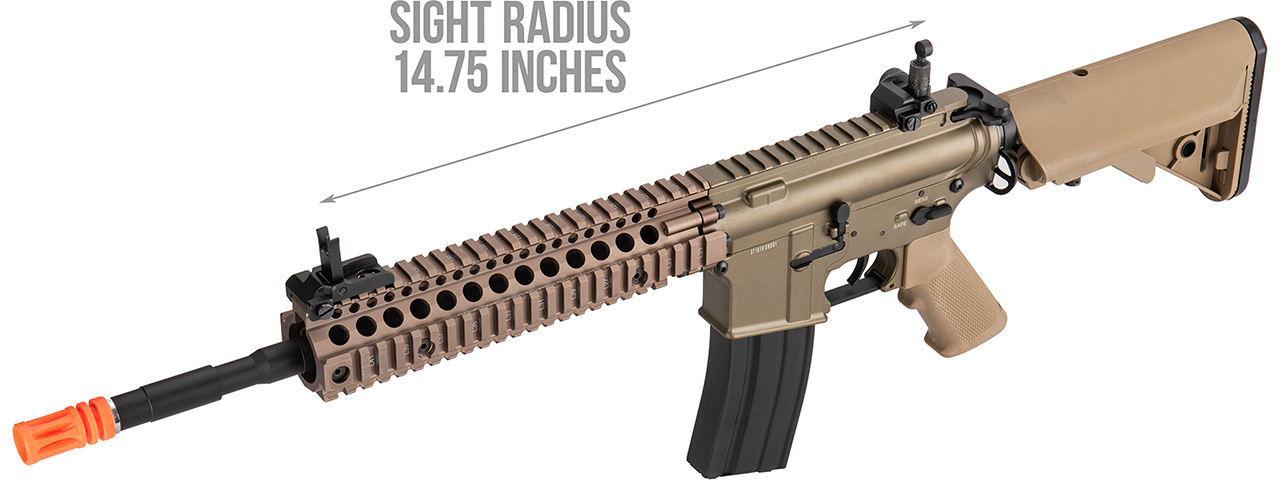 Double Bell MK18 9.5" AEG Full Metal Airsoft Rifle (TAN)