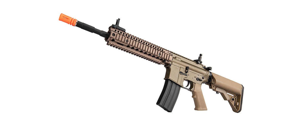 Double Bell MK18 9.5" AEG Full Metal Airsoft Rifle (TAN) - Click Image to Close