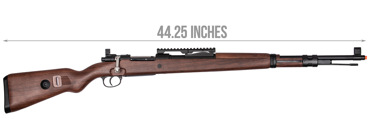 Double Bell WWII Kar 98k Bolt Action Spring Airsoft Rifle (FAUX WOOD) - Click Image to Close