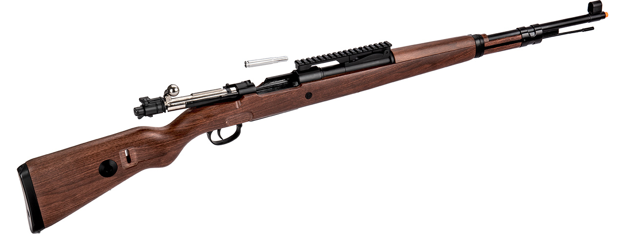 Double Bell WWII Kar 98k Bolt Action Spring Airsoft Rifle (FAUX WOOD) - Click Image to Close