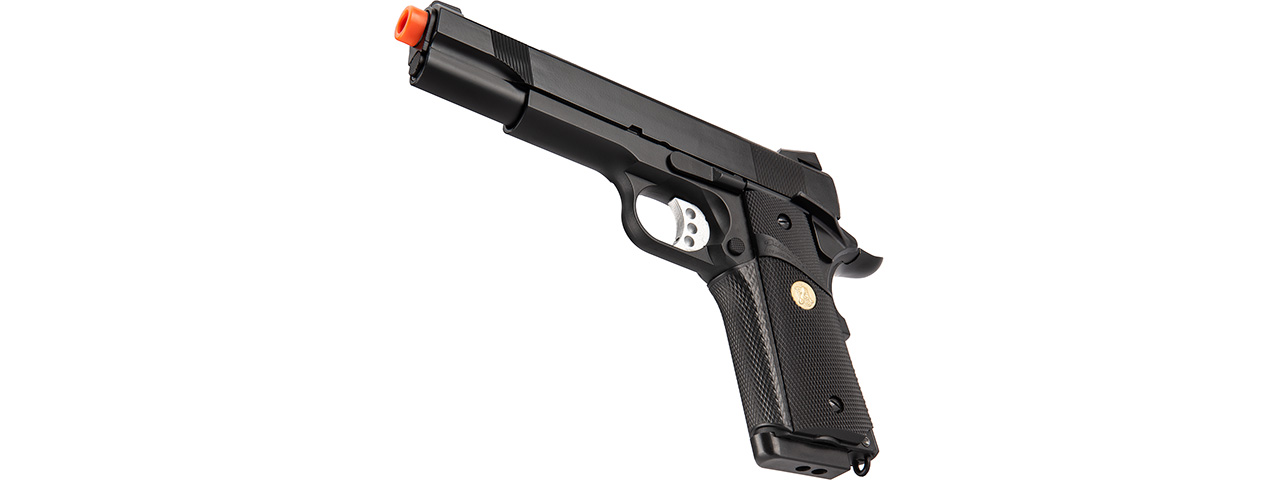 Double Bell M1911 Gas Blowback MEU Airsoft Pistol [Polymer] (Black)