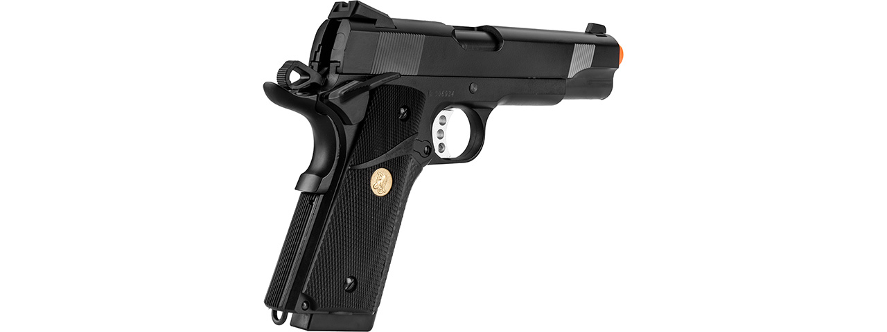 Double Bell M1911 Gas Blowback MEU Airsoft Pistol [Polymer] (Black)