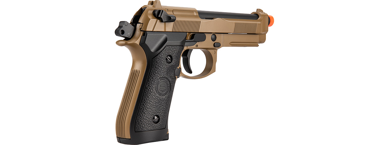 Double Bell M92 Gas Blowback Airsoft Pistol (TAN)