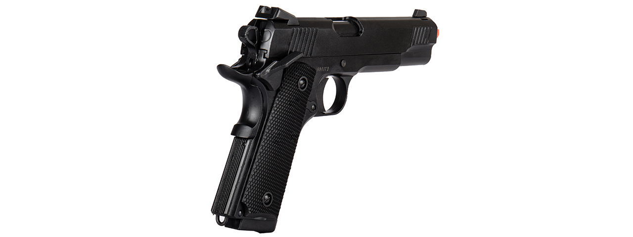 Double Bell Gas Blowback CQB 1911 Airsoft Pistol (Black) - Click Image to Close