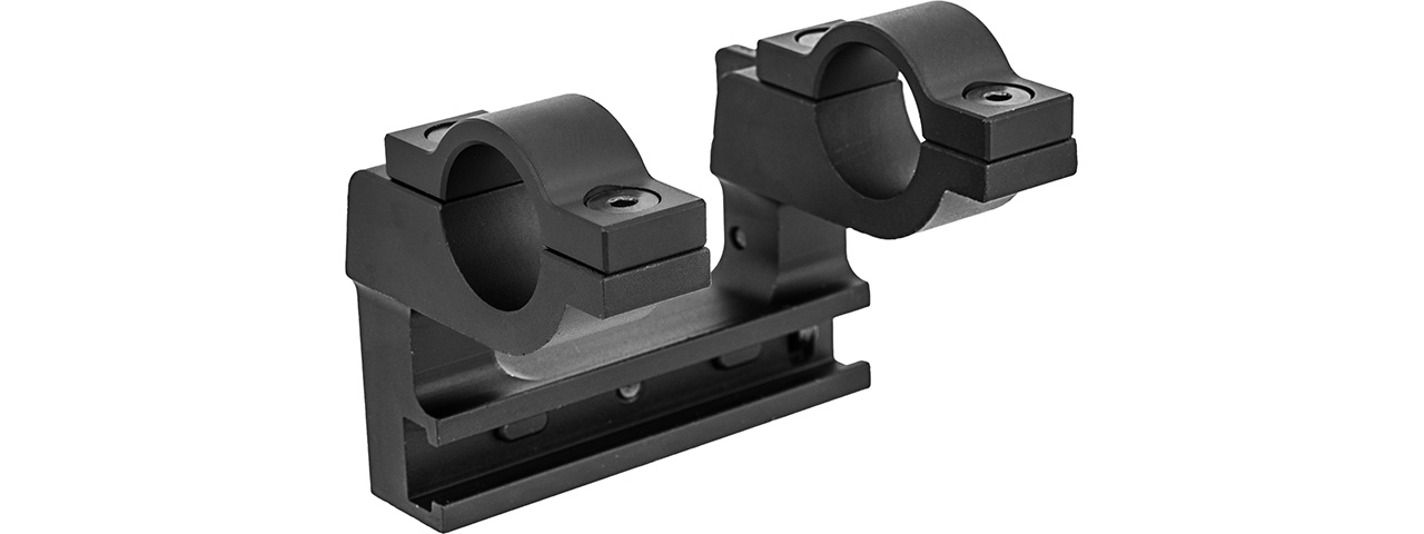 Double Bell Quick Release Rifle Scope Mount for Kar 98k WWII Rifle (BLACK) - Click Image to Close