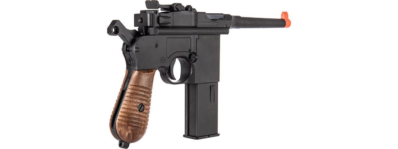 WELL Mauser C96 Co2 Powered Blowback Airsoft Pistol