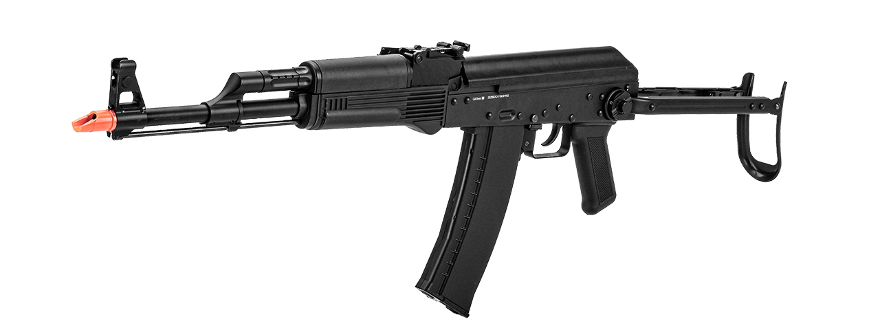 WellFire AK74 Co2 Blowback Rifle with Folding Stock (Color: Black) - Click Image to Close