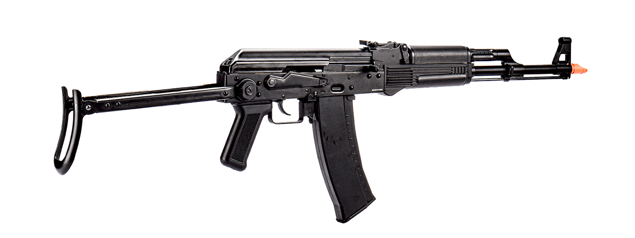 WellFire AK74 Co2 Blowback Rifle with Folding Stock (Color: Black) - Click Image to Close