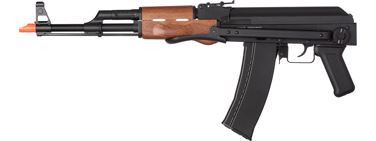 WellFire AK74 Co2 Blowback Rifle with Folding Stock (Color: Faux Wood)