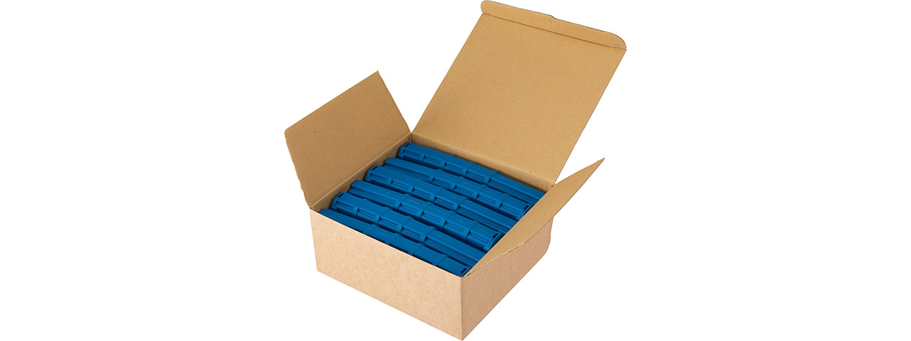 LONEX 200RD MID-CAP MAGAZINE FOR M4 AEG, 6 PACK (BLUE) - Click Image to Close