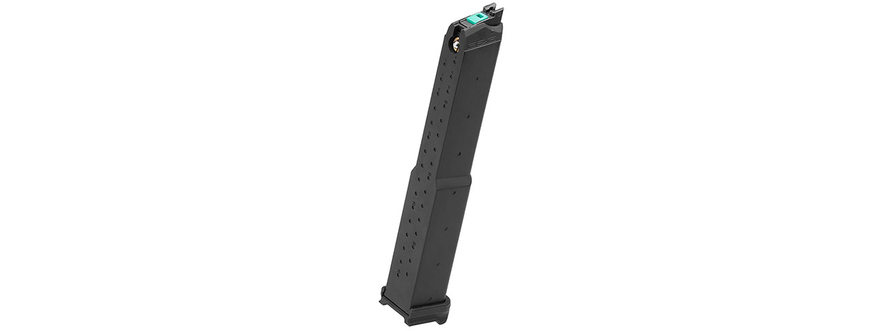 G&G GTP-9 50rd Green Gas Pistol Magazine (Black) - Click Image to Close