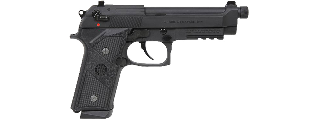 G&G GPM9 MK3 GBB Pistol, Black - Click Image to Close