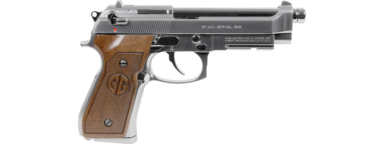 G&G GPM92 GP2 GBB Pistol, Silver Limited Edition - Click Image to Close