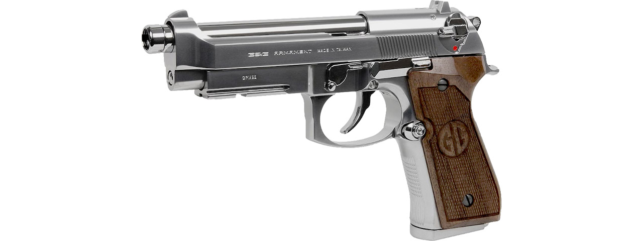 G&G GPM92 GP2 GBB Pistol, Silver Limited Edition - Click Image to Close