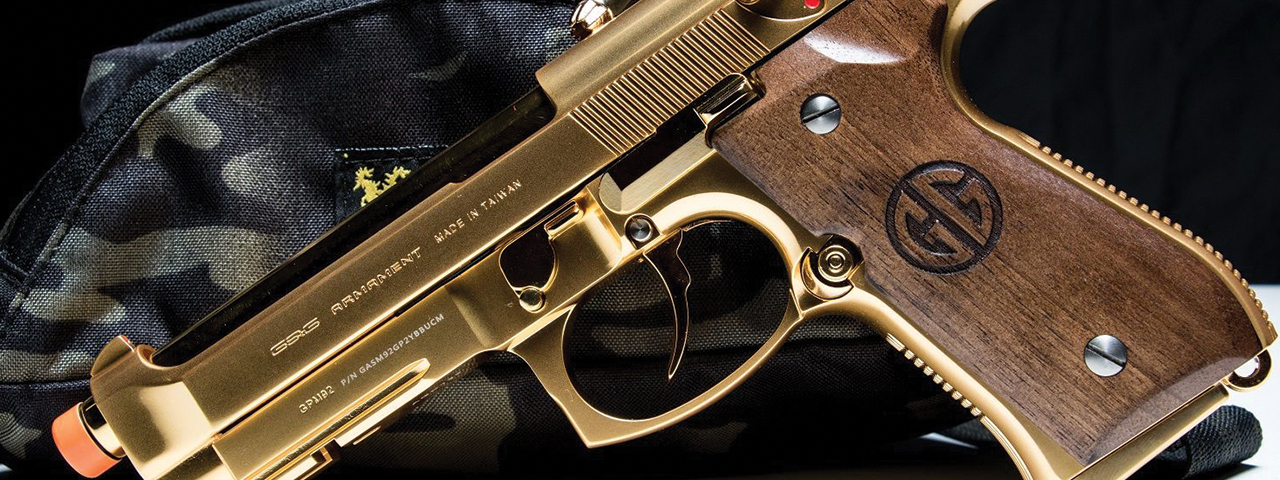 G&G GPM92 GP2 GBB Pistol (Gold Limited Edition) - Click Image to Close