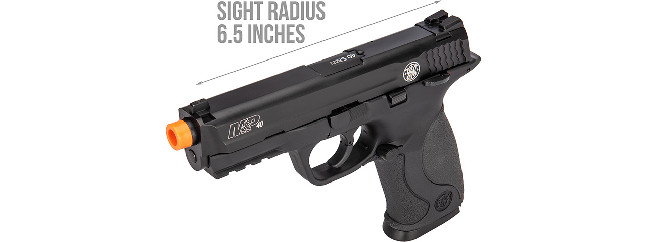 Umarex Smith & Wesson M&P 40 TS KWC CO2 GBB Pistol (Black) - Click Image to Close