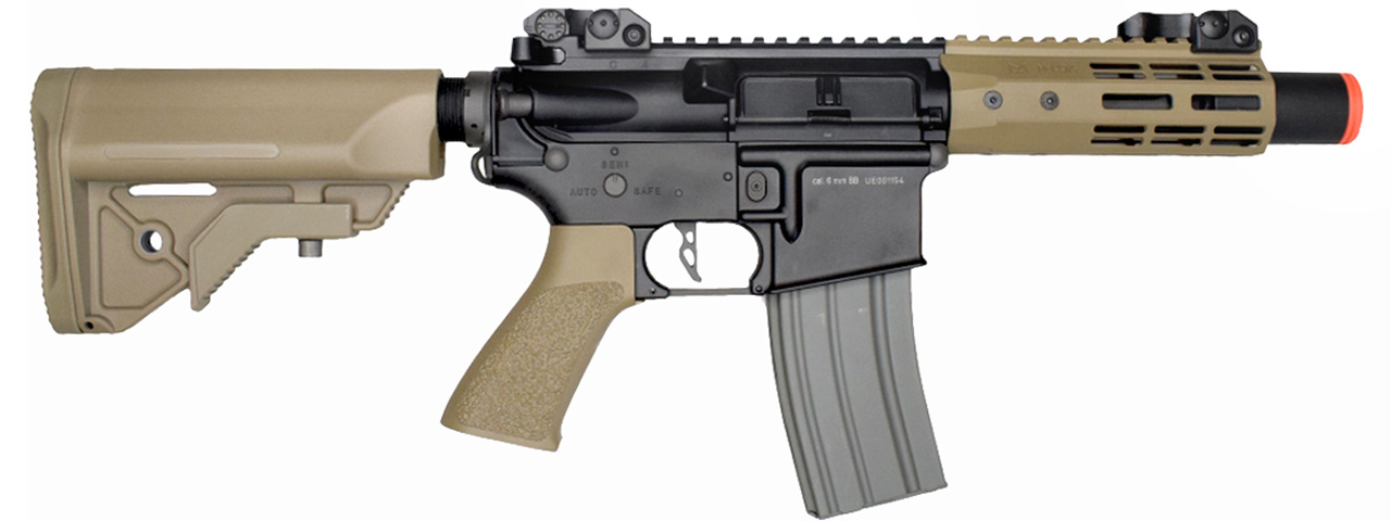 Elite Force M4 CQC Competition AEG Rifle (Black/Tan) - Click Image to Close