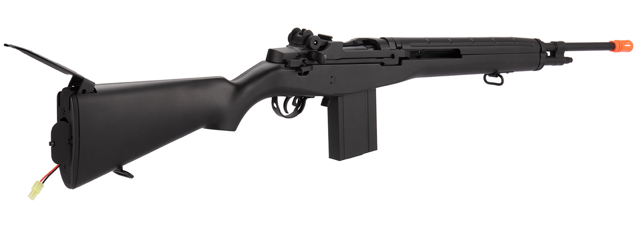 JG Works M14A Hunting AEG Rifle (Black) - Click Image to Close