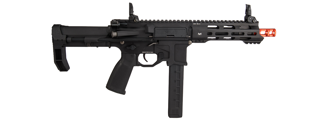 KWA QRF Pistol Caliber MOD 3 AR w/ Adjustable FPS AEG 2.5 Gearbox (Black) - Click Image to Close