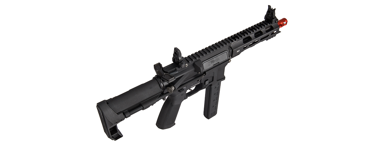 KWA QRF Pistol Caliber MOD 3 AR w/ Adjustable FPS AEG 2.5 Gearbox (Black) - Click Image to Close