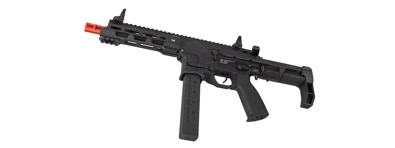 KWA QRF Pistol Caliber MOD 3 AR w/ Adjustable FPS AEG 2.5 Gearbox (Black)