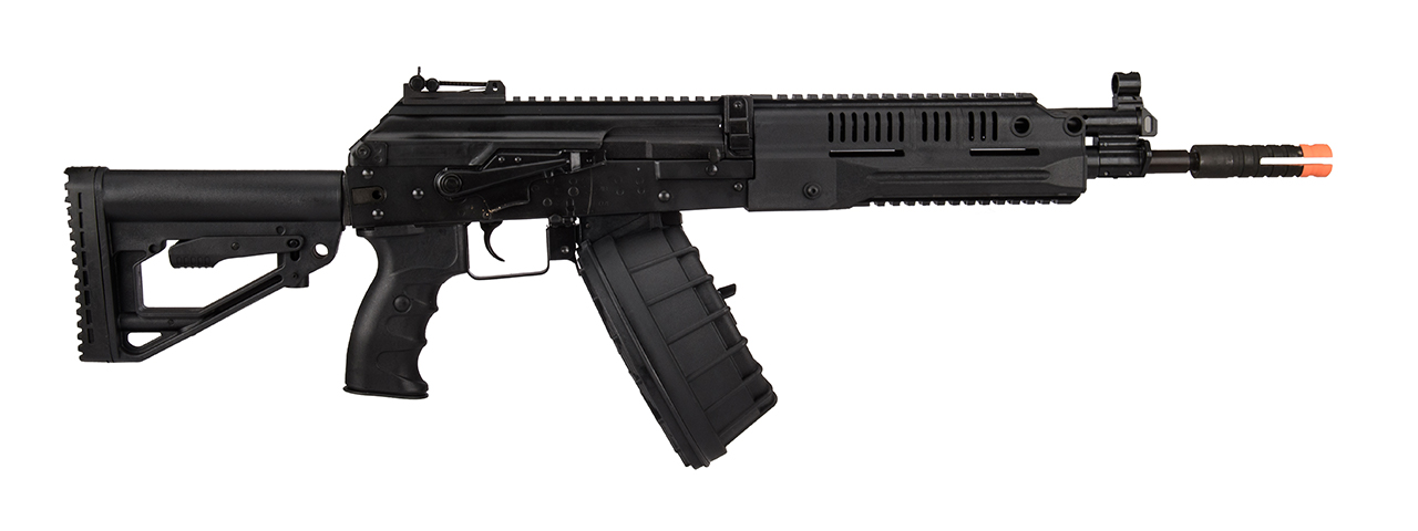 LCT LCK-16 Steel AEG Rifle w/ ASTER V2 SE Expert & Side-Folding Stock (Black) - Click Image to Close