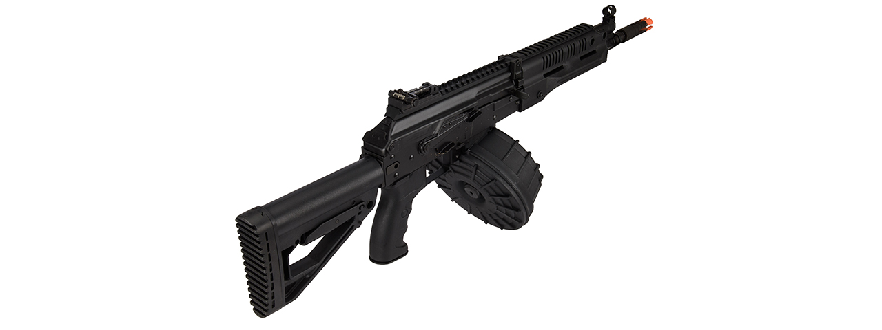 LCT LCK-16 Steel AEG Rifle w/ ASTER V2 SE Expert & Side-Folding Stock (Black) - Click Image to Close