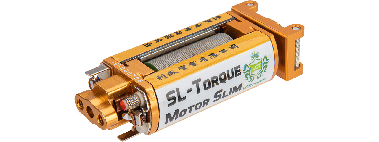 LCT SL-Torque Motor Slim + LCK Slim Pistol Grip (Dark Red) - Click Image to Close