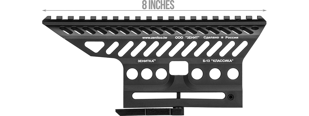 LCT Z-Series B-13 AK74 Classic Rail Platform Above Receiver (Black)