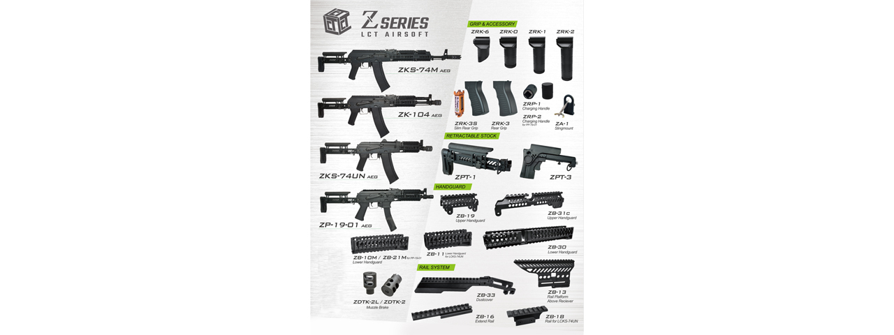 LCT Z-Series B-30 Classic Handguard - Black - Click Image to Close