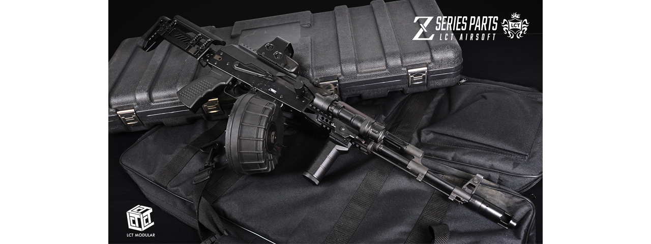 LCT ZK-104 AK AEG Rifle w/ Folding Stock (Black)