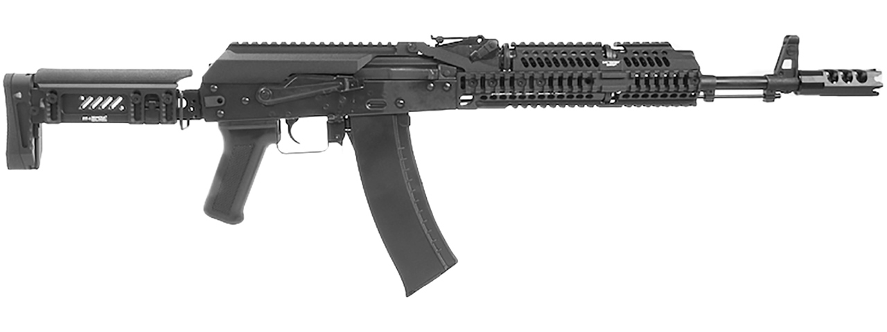 LCT ZKS-74M AK AEG Rifle w/ Folding Stock (Black)