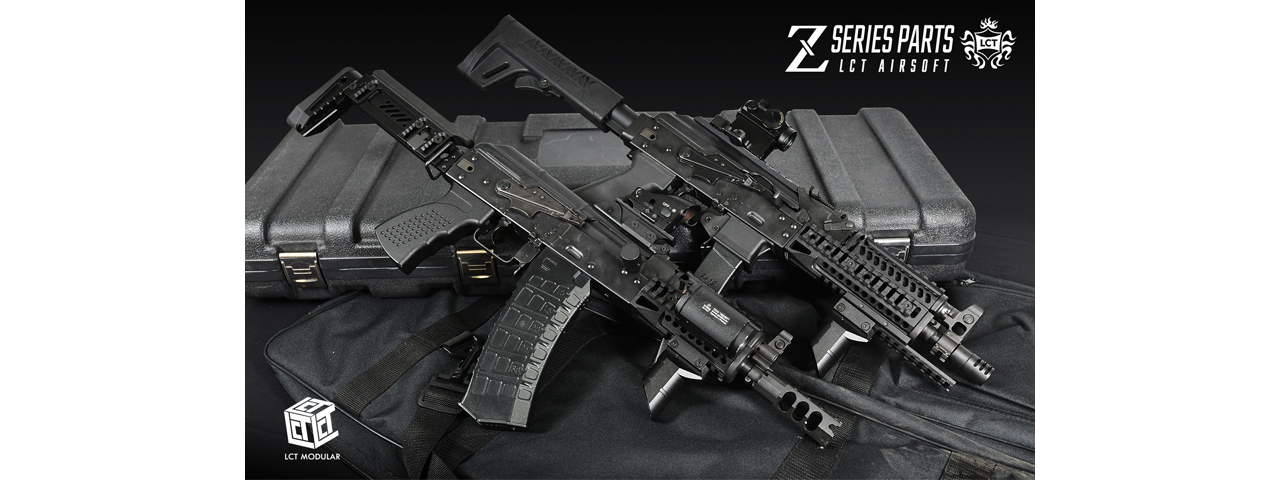 LCT ZP-19-01 Vityaz AEG Rifle w/ Folding Stock (Black) - Click Image to Close