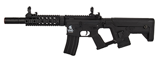 Lancer Tactical LT-15BBL-G2 Gen 2 AEG Rifle with Alpha Stock and Mock Suppressor (Black)