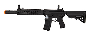 Lancer Tactical LT-15CBAL-G2 SD Gen 2 Nylon Polymer AEG Airsoft Rifle with Mock Suppressor (Black)