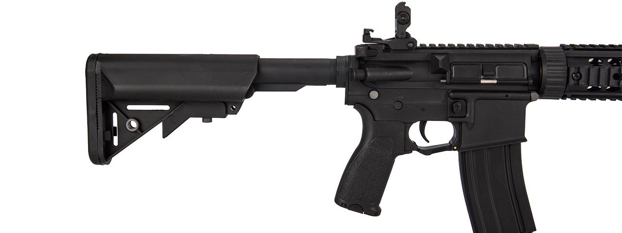 Lancer Tactical LT-15CBAL-G2 SD Gen 2 Nylon Polymer AEG Airsoft Rifle with Mock Suppressor (Black)