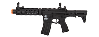 Lancer Tactical LT-15SBDL-G2 Gen 2 AEG Rifle w/ PDW Stock and Mock Suppressor (Color: Black)