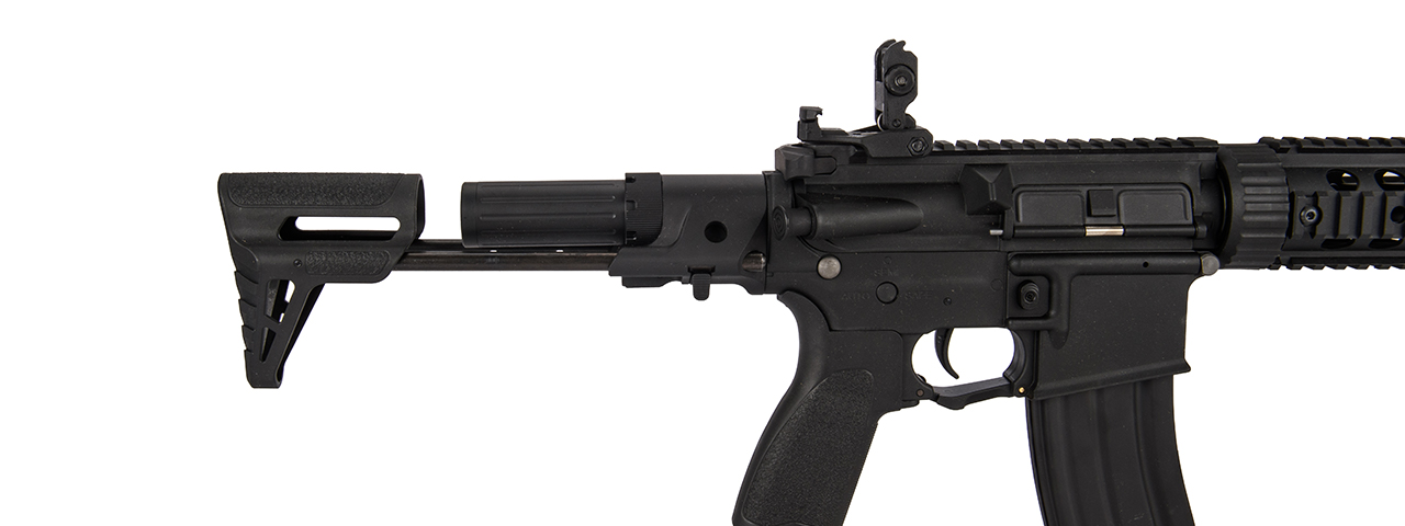 Lancer Tactical LT-15SBDL-G2 Gen 2 AEG Rifle w/ PDW Stock and Mock Suppressor (Color: Black)