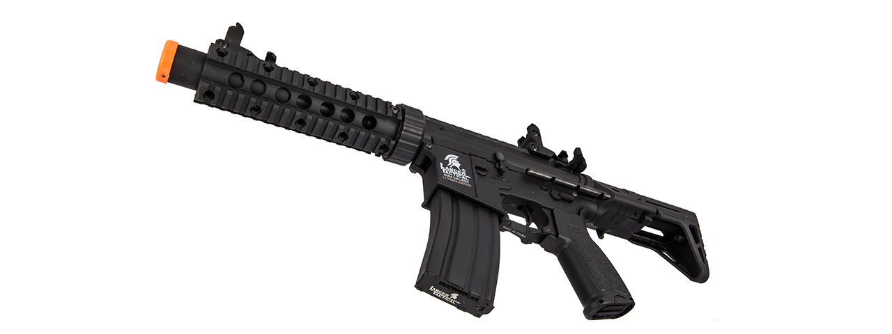 Lancer Tactical LT-15SBDL-G2 Gen 2 AEG Rifle w/ PDW Stock and Mock Suppressor (Color: Black)