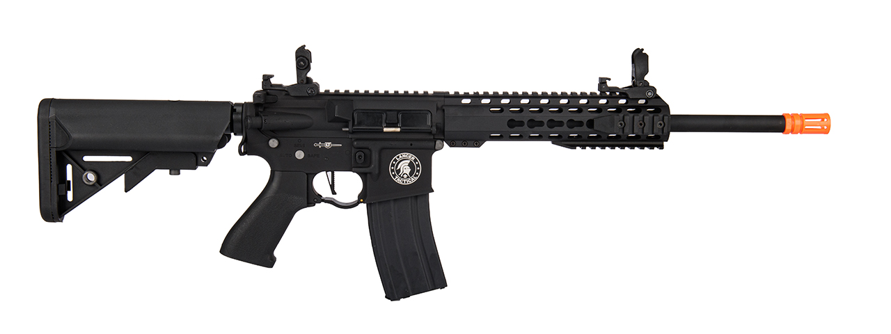 Lancer Tactical 10" M4 Carbine 10" Airsoft AEG Rifle (Color: Black) - Click Image to Close