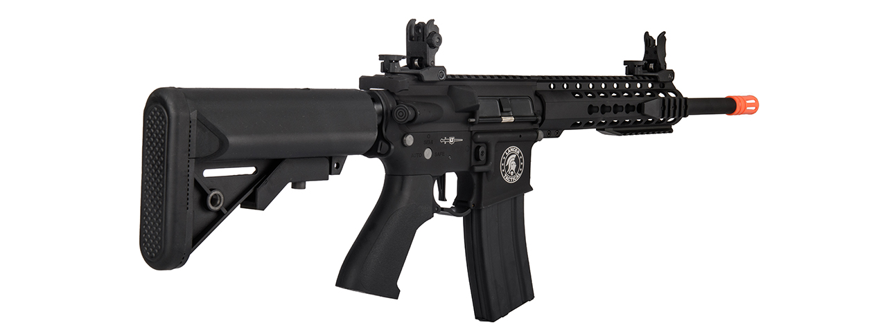 Lancer Tactical 10" M4 Carbine 10" Airsoft AEG Rifle (Color: Black)