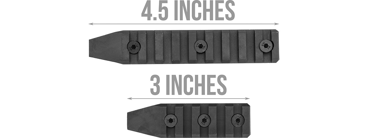 Lancer Tactical Keymod Rail Panels for LT-19 M4 Carbine, 3 pcs - Click Image to Close