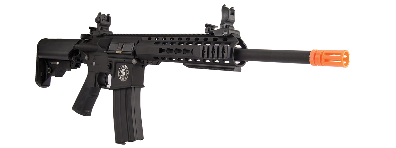 Lancer Tactical LT-19BL-G2-M Gen 2 Airsoft M4 Carbine 10" AEG Rifle (Black)